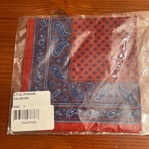 NWT Peter Millar Pocket Square Paisley